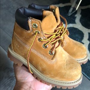 Toddler Boys Used Timberlands Size 7